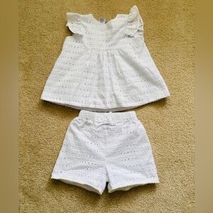 Bella Bliss Girls Tatum Set (Blouse and Shorts)
